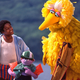 Big Bird’s wondering where his floaties are.